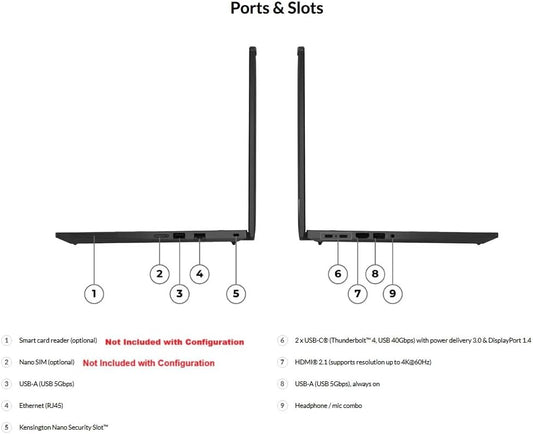 Lenovo ThinkPad P14s Gen 6 Laptop with AMD Ryzen AI 9 HX PRO 370 Processor and Copilot +, 14" WUXGA 100%sRGB 500 nits Non-Touch Display, with 64GB DDR5-5600MT Memory, 1TB SSD, Wi-Fi 7, and Win 11 Pro