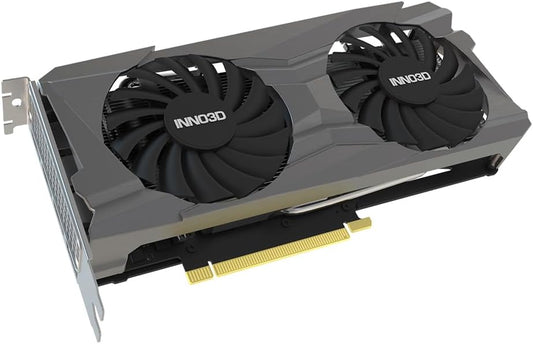 INNO3D NVIDIA GEFORCE RTX 3050 Twin X2 8GB GDDR6 128-bit PCI-E 4.0 Gaming Graphics Card - N30502-08D6-1711VA41