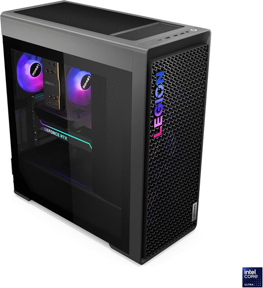 Lenovo Legion T7 34IAS10, 34L Intel Z890 Chipset, Core Ultra 9 285K, 64GB DDR5 RAM, 2TB PCIe SSD, RTX 5080 16GB, Win11, Eng-Arb KB, Storm Grey