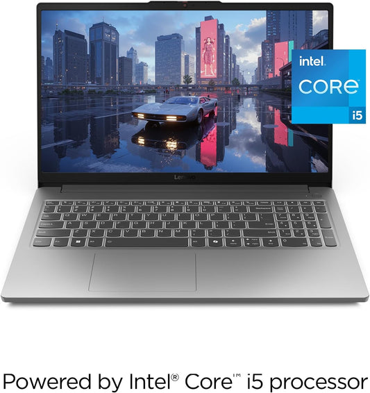 Lenovo LOQ Essential – AI-Powered Student Gaming Laptop - Intel® Core™i5-12450HX - 15.6" FHD IPS Display – 144Hz Refresh Rate – NVIDIA® GeForce RTX™ 4050 – 8GB Memory – 512GB SSD Storage – Luna Grey