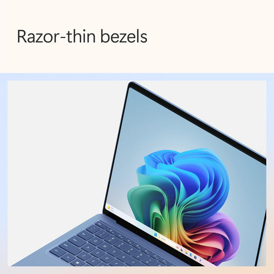 Microsoft Surface Laptop (7th Edition) 2024 | Copilot+ PC | 13.8" Touchscreen Laptop | Snapdragon® X Plus (10 Core) | Windows 11 Home | UK Version (Blue, 512GB SSD + 16GB RAM) (Renewed)