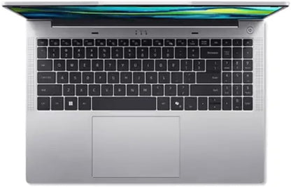 Acer Aspire Lite 15 Laptop – Intel Core i5-13500H, 8GB DDR5 RAM, 512GB NVMe SSD, 15.6" FHD IPS Display, Intel UHD Graphics, Win 11Pro (Upgraded), Silver, English Keyboard