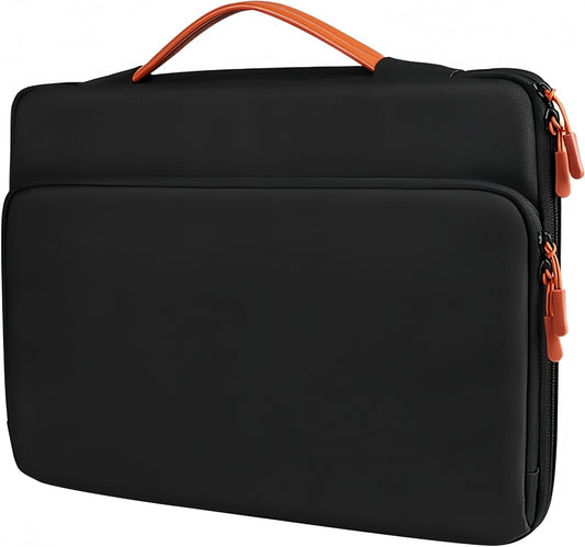 Protective Laptop Carrying Case, 13-inch New Surface Pro 11th, Copilot+PC, Surface Pro 10/9/8/X with Signature Keyboard/X Keyboard, Water-Resistant Laptop Sleeve, Black