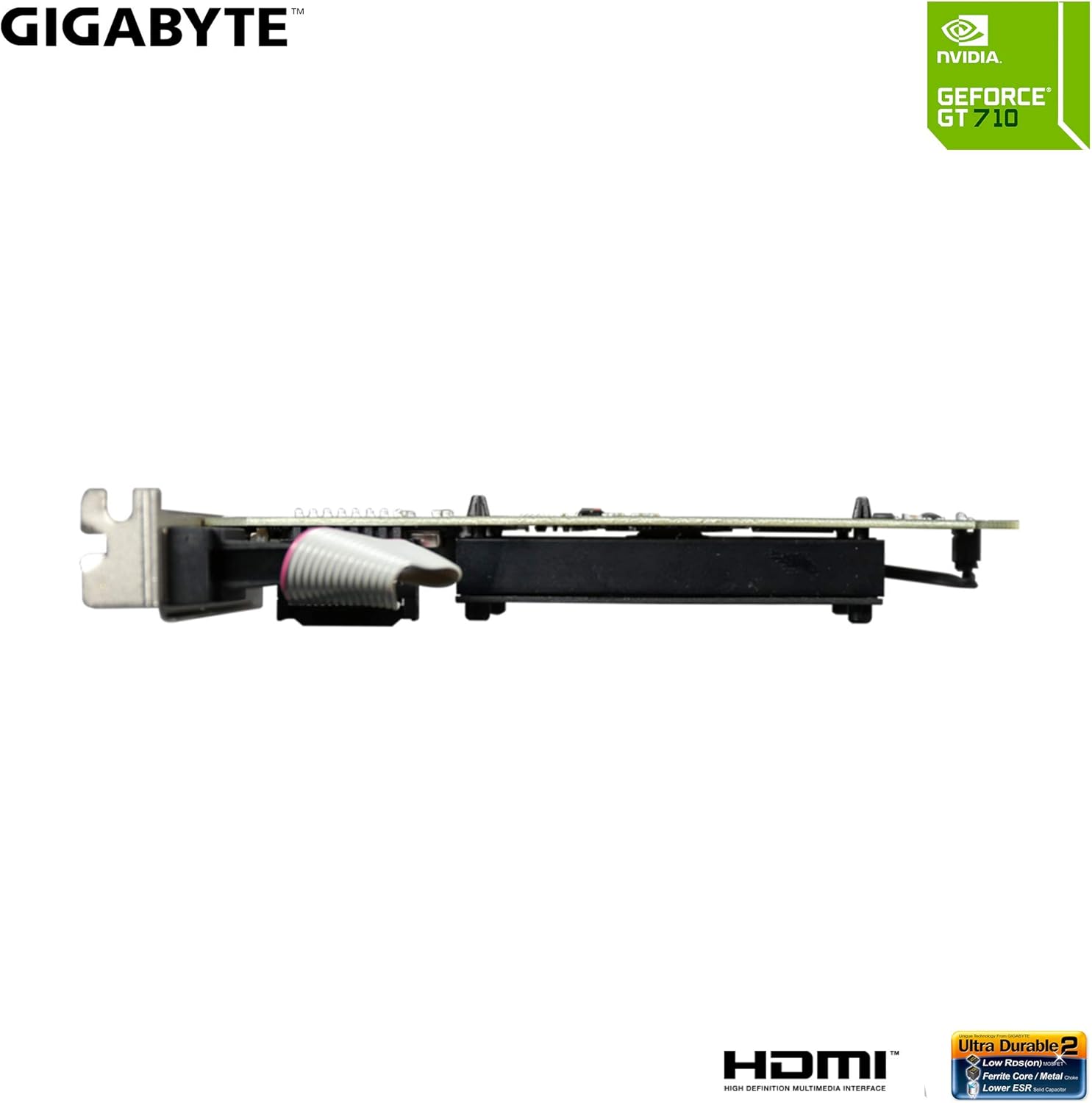 Gigabyte 2GB RAM DDR3 SDRAM Video Graphics Cards GV-N710D3-2GL REV2.0