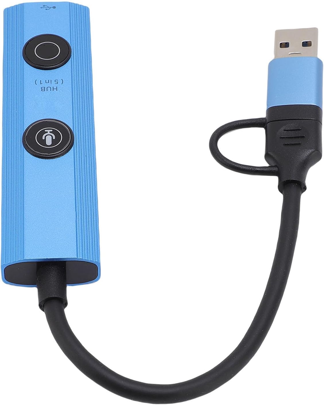 AI Laptop Docking Station with Voice Transcription Translation, File Converter Tool, 5 in 1 3 Ports USB 3.0 Hub for Home, Remote Work, Business, Travel