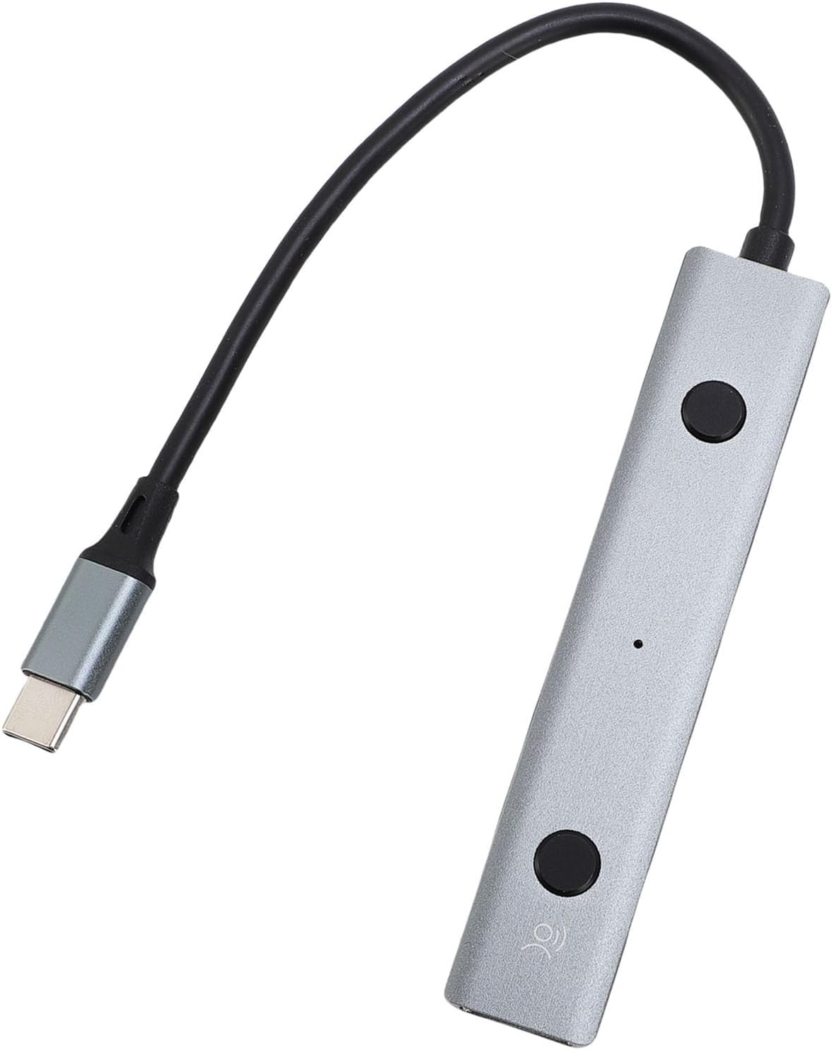 Fockety AI Laptop Docking Station, Voice Control USB C Docking Station, USB C Hub with AI Tool, Voice Transcription, Translation & 2 USB 2.0 Ports for Home, offices, Remote Work