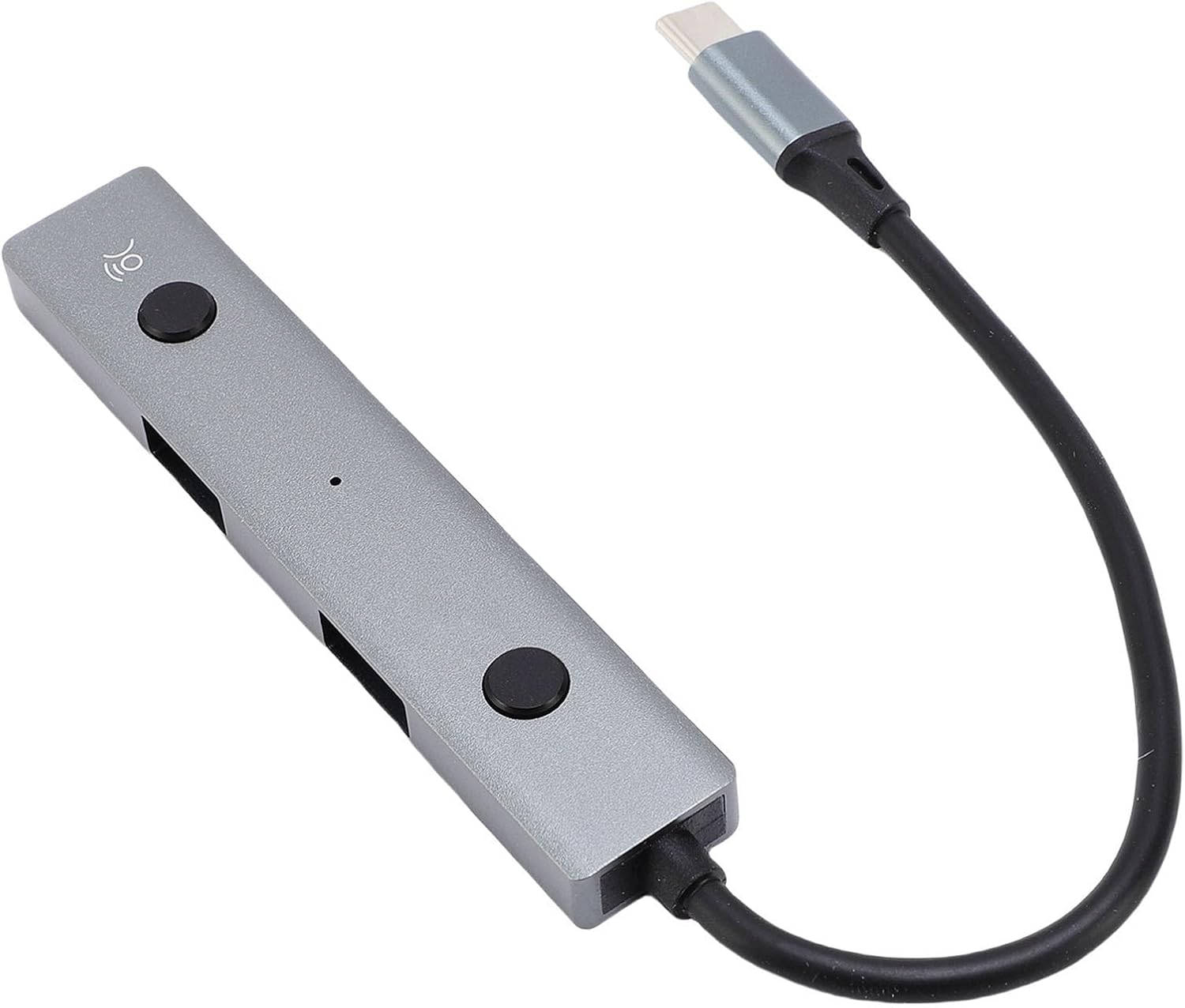 AI Laptop Docking Station, USB C Hub with 3 USB 2.0 Port, Voice Control with AI Tool, Voice Translation, for Laptops Desktops Tablets