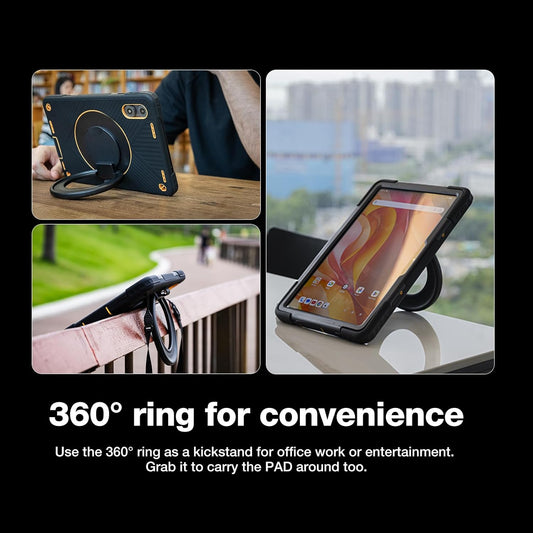 2025 Newest Android Rugged Tablet, AGM PAD P2 Active Waterproof Outdoor Tablet,16(8+8) GB +256GB, 10.95'' FHD, 50MP+8MP, Dual SIM 4G LTE/5G Hz WiFi/GPS/OTG/IP69K/Compass/Widevine L1/Helio G99