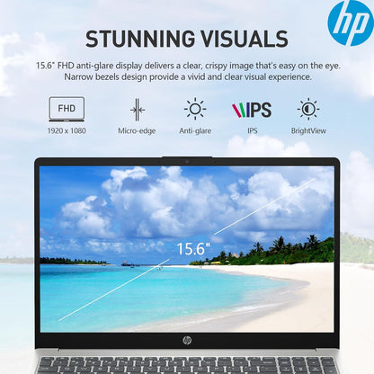 2025 HP 15.6 Laptop Computer,Intel 10-Core i5 Laptop Lifetime Office,College Students Business Laptop 15 Inch FHD,32GB RAM 1.5TB Storage (1TB SSD+512GB PSSD),Windows 11 Pro Copilot AI,Number Pad,USB-C
