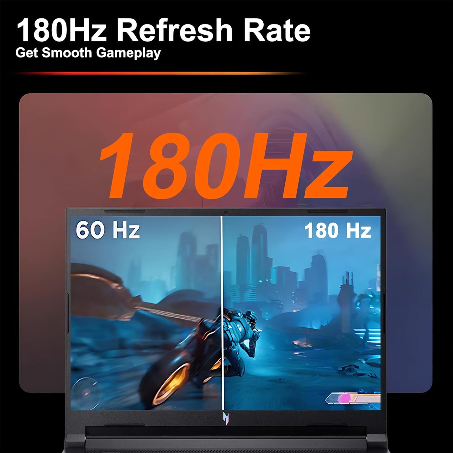 acer Nitro V 16 AI Gaming Laptop 16" WUXGA IPS 180Hz AMD Zen 4 Octa-Core Ryzen 7 260 32GB RAM 1TB SSD GeForce RTX 5050 (Up to 421 AI Tops) Backlit Win11 w/ICP Hub