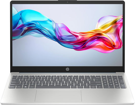 HP Laptop 15-fd1020ne, 15.6" FHD Display, Intel® Core™ Ultra 5-125H, 16GB DDR5 RAM, 512GB SSD, Intel® AI Boost (11 NPU TOPS), Eng/Arb Kb, Windows 11 Home, Natural silver [B91BTEA]