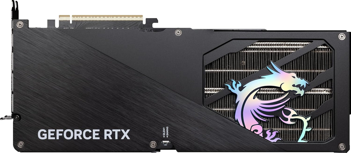 MSI Gaming RTX 5070 Ti 16G Gaming Trio OC Graphics Card (16GB GDDR7, 256-bit, Extreme Performance: 2580, DisplayPort x 3 2.1a, HDMI 2.1b, NVIDIA Blackwell Architecture)