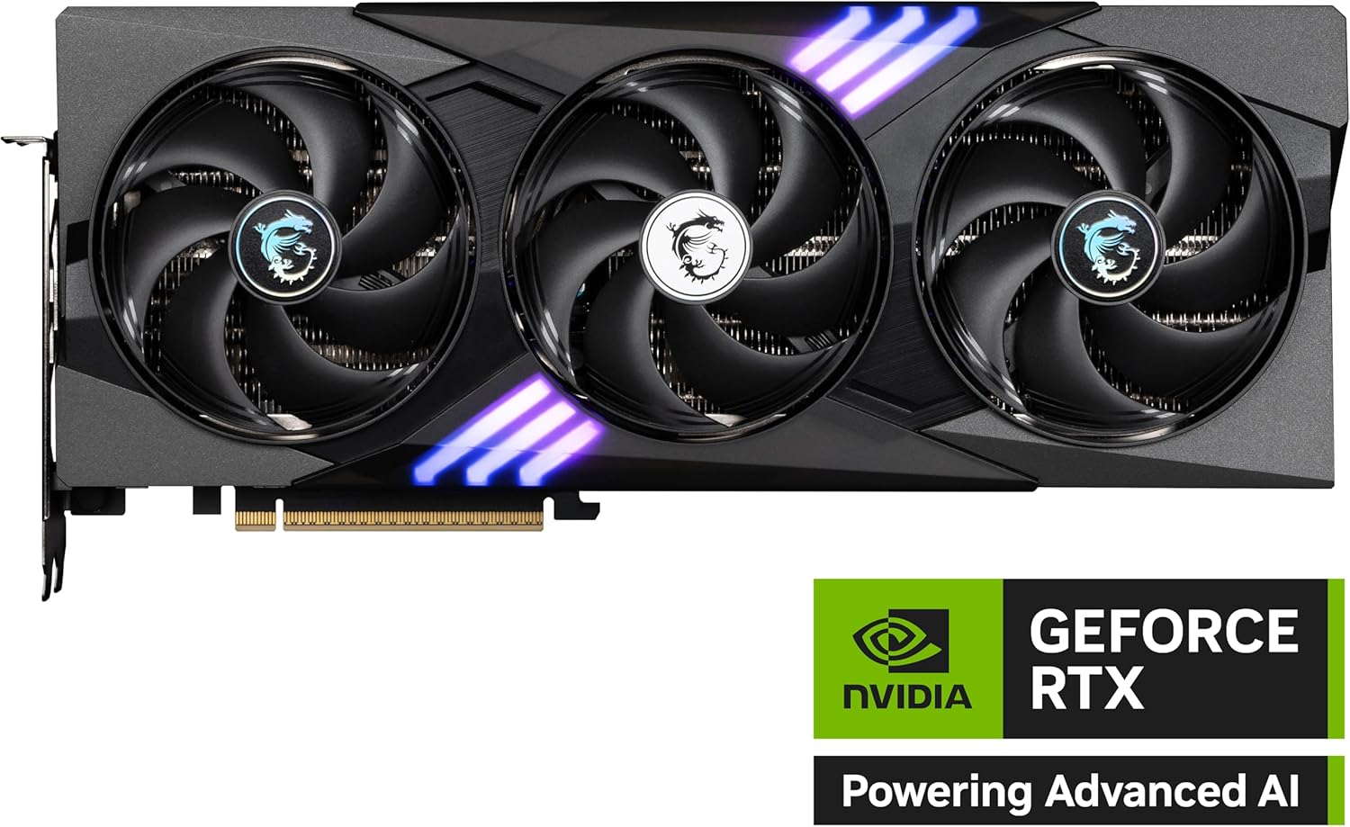 MSI Gaming RTX 5070 Ti 16G Gaming Trio OC Graphics Card (16GB GDDR7, 256-bit, Extreme Performance: 2580, DisplayPort x 3 2.1a, HDMI 2.1b, NVIDIA Blackwell Architecture)