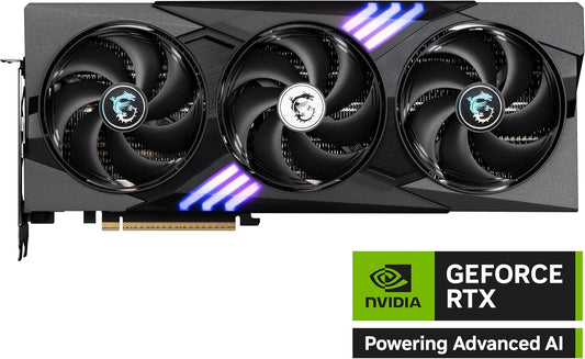 MSI Gaming RTX 5070 Ti 16G Gaming Trio OC Graphics Card (16GB GDDR7, 256-bit, Extreme Performance: 2580, DisplayPort x 3 2.1a, HDMI 2.1b, NVIDIA Blackwell Architecture)