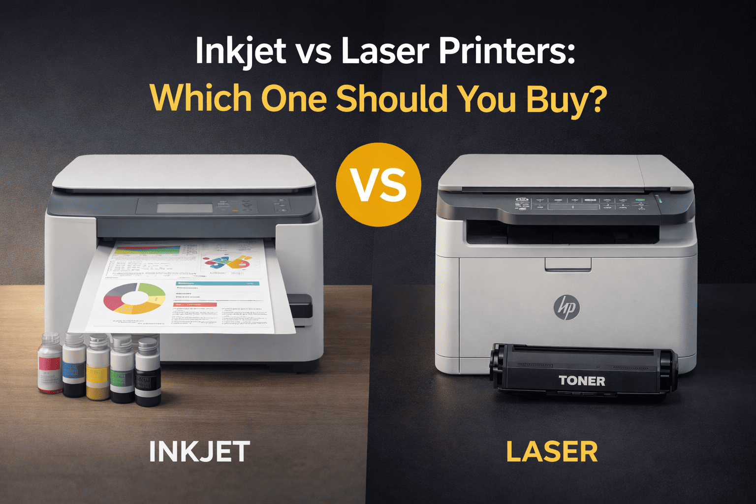 🖨️ Inkjet vs Laser Printers: Which One Should You Buy?