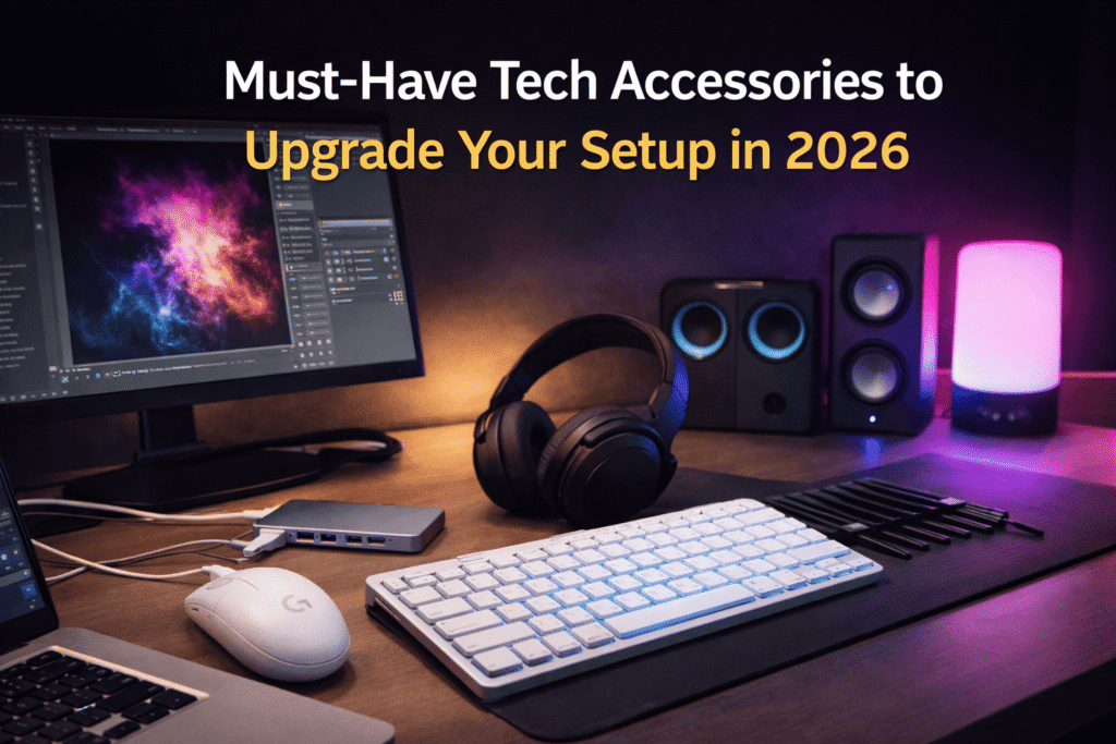 🎧 Must-Have Tech Accessories to Upgrade Your Setup in 2026